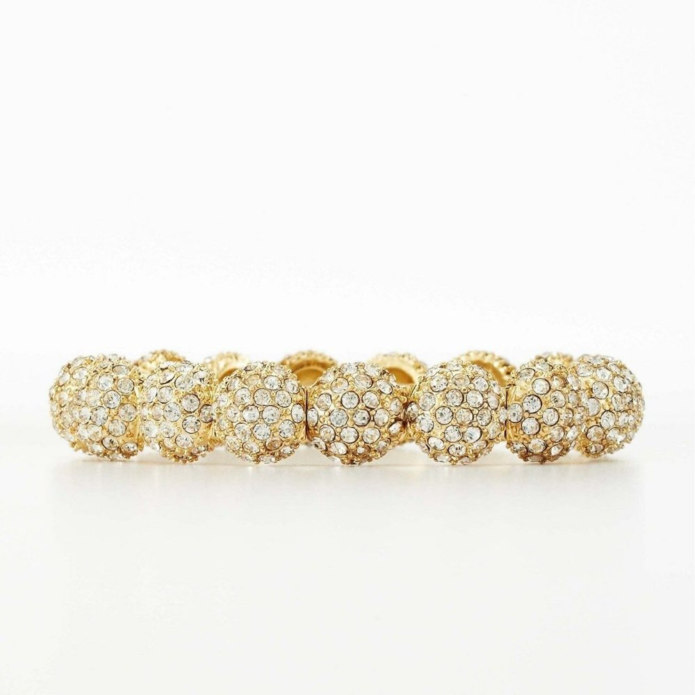 NWT Ann Taylor Pave Cabochon Stretch Bracelet